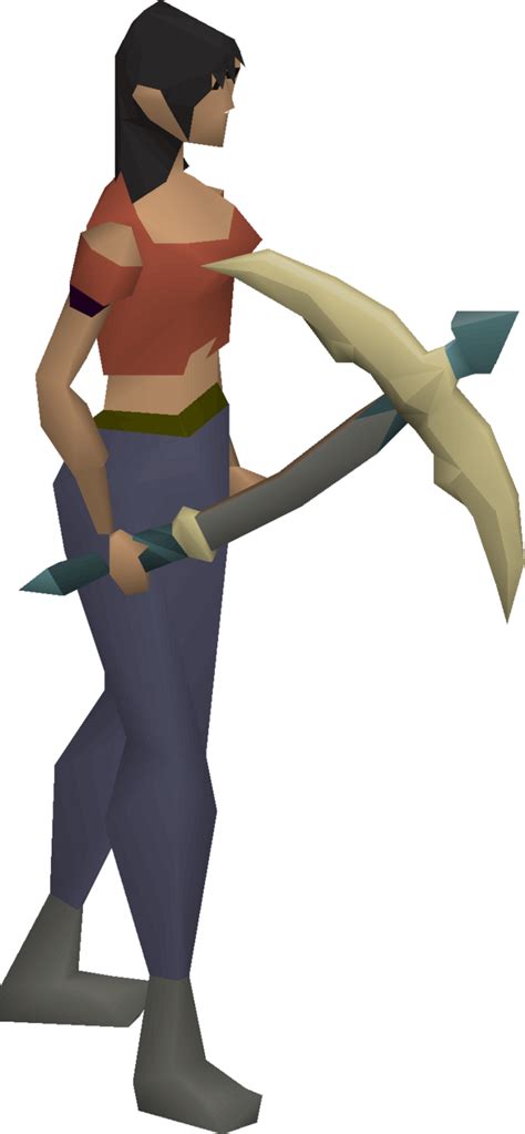 File Dragon Pickaxe Or Trailblazer Equipped Female Png Osrs Wiki