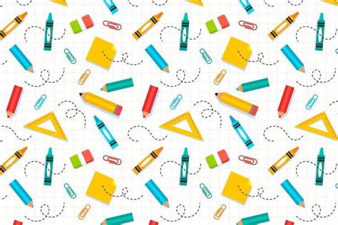 Fondos Escolares Background Patterns School Stationery Pattern