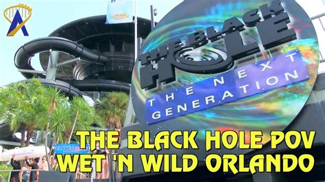 The Black Hole Water Slide POV At Wet N Wild Orlando YouTube