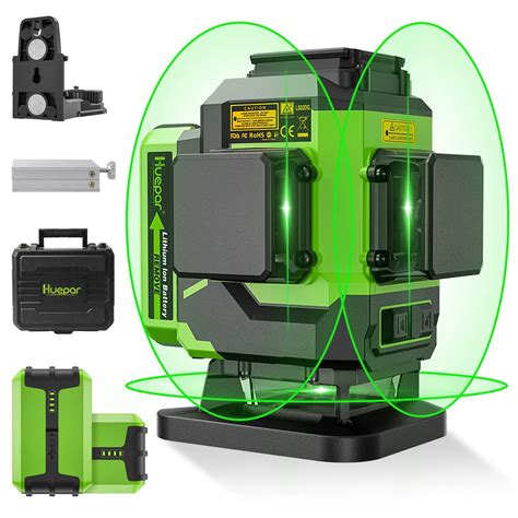 Buy Huepar Laser Level 3D Green Beam Self Leveling Leveling 3 X 360