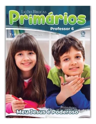 Revista Primários Professor Escola Bíblica Dominical Cpad MercadoLivre