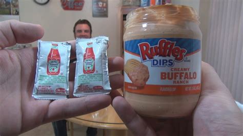 UpChuck Ketchup Ruffles Dips Creamy Buffalo Ranch YouTube