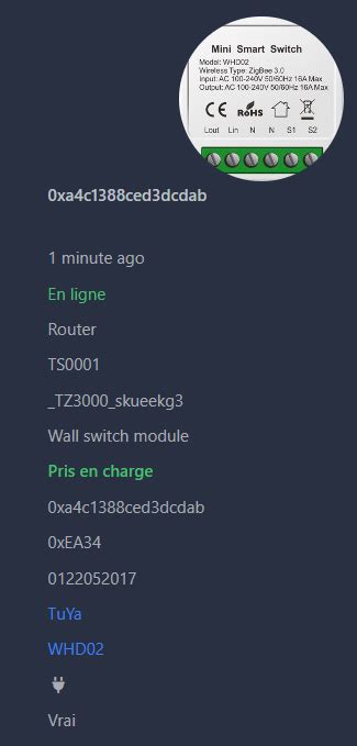 Je teste le switch Zigbee compatible WHD02 - Sigalou Domotique