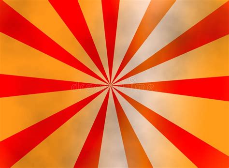 Orange sunburst background stock illustration. Illustration of sunburst ...