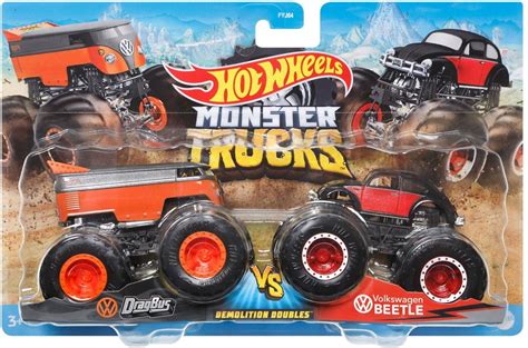 Бъгита Hot Wheels Monster Trucks Drag Bus Volkswagen Beetle 1 64 Отлична цена Ozone bg
