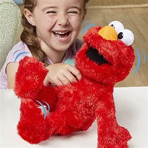 Sesame Street Tickliest Tickle Me Elmo Talking 14 Plush Playskool 4623607127