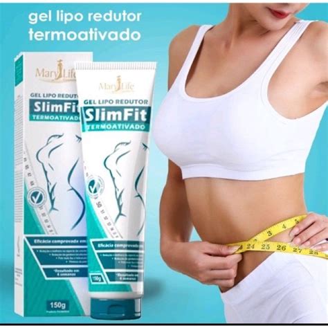 Gel Lipo Redutor De Medidas Slim Fit Termo Ativado G Queima De