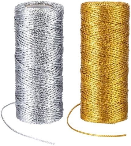 Amazon PATIKIL 110 Yards Decorative Metallic Bakers Twine 1 Rolls