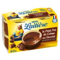 Cr Me Dessert Chocolat La Laitiere Les Pots De G Prix Carrefour