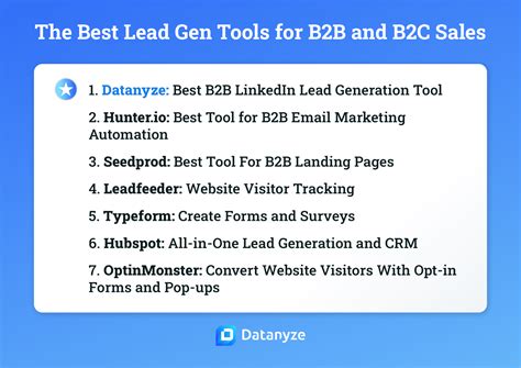 We Picked The Best B2b And B2c Lead Generation Tools Here Are The Top