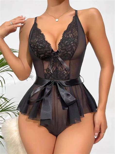 Htnbo See Through Lingerie For Women Exoti Dress Sexy Lace Clarence