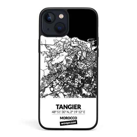 Funda Tánger Marruecos Mapa de la ciudad Woopcase