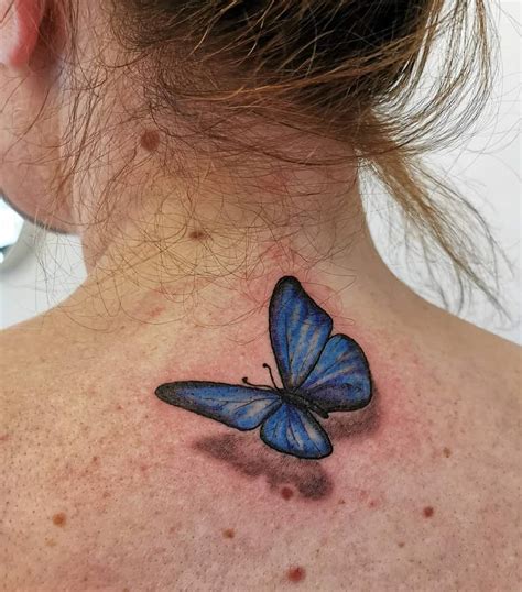 Top 63+ Best Blue Butterfly Tattoo Ideas - [2021 Inspiration Guide]