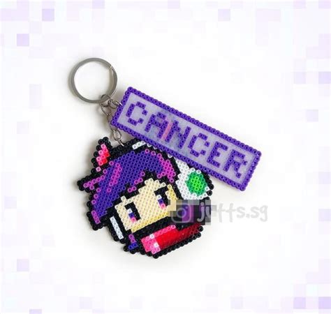 Lol League Of Legends Pixel Art Perler Beads Keychain Ahri Jinx Lulu