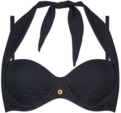 Ten Cate Multiway Bikini Top Black Stripe Maat 38D Zwart Bol