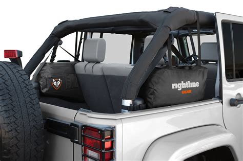 Rightline Gear 4x4 Side Storage Bags For 07 18 Jeep Wrangler Unlimited Jk 4 Door Quadratec