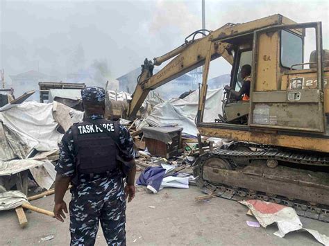 Lagos State Taskforce Demolishes Criminal Hideouts: Ensuring Safety and