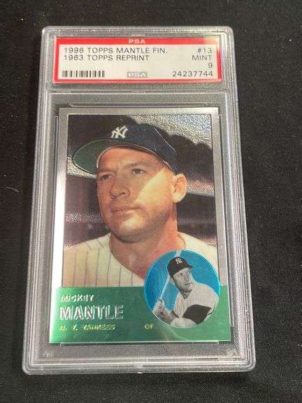 1996 Topps Mickey Mantle Card In Case Metzger Property Services LLC