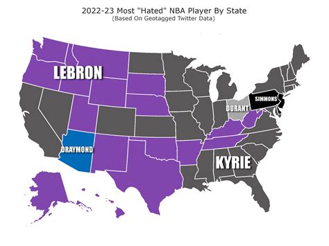Twitter map shows Kyrie is most 'hated' NBA player | theScore.com