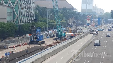 Pembangunan Jalur Mrt Tahap Bundaran Hi Ancol Foto