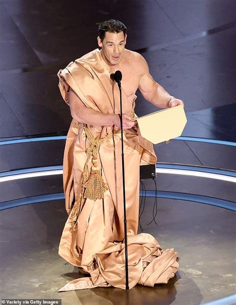 John Cena Goes NAKED At 2024 Oscars In Awkward Bit With Jimmy Kimmel In