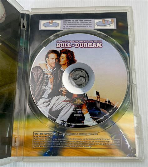 Bull Durham Dvd Kevin Costner Susan Sarandon Tim Robbins R4 M15 Pal 1988 Ebay