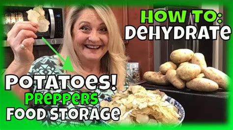 How To Dehydrate Potatoes Long Term Food Storage Youtube