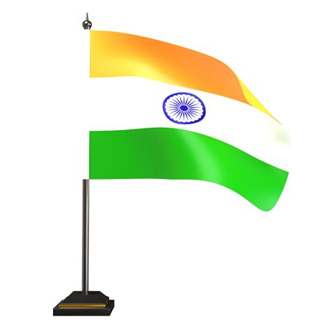 Indian Flag 3d Illustration 9312970 PNG