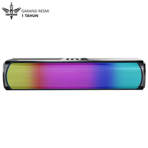 Jual NYK Nemesis Siren X30 Speaker Soundbar Bluetooth RGB With Rhythm