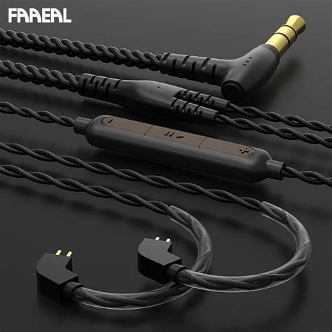 FAAEAL CVJ V2 Original Earphone Cable 4 Cores OFC Detachable Upgrade