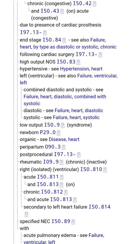 What Is The Icd 10 Code For Acute Systolic Chf