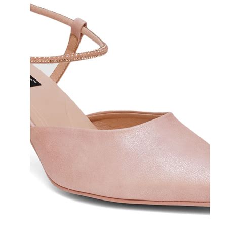 Buy Sherrif Shoes Pink Nude Stiletto Mules Online