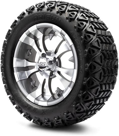 Amazon Modz Vampire Gunmetal Golf Cart Wheels And Arisun X