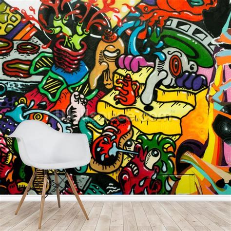 Graffiti Art Wallpaper Mural | Wallsauce US