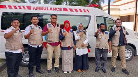 Tenaga Medis Dan Ambulan Dinas Kesehatan Batu Bara Sambut Jamaah Haji