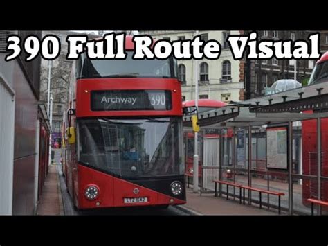 FULL ROUTE VISUAL 390 Victoria To Archway LT642 LTZ1642 YouTube