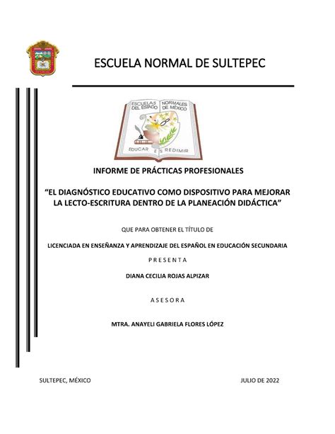 ESTRATEGIAS PARA LA COMPRENSION ESCUELA NORMAL DE SULTEPEC INFORME DE