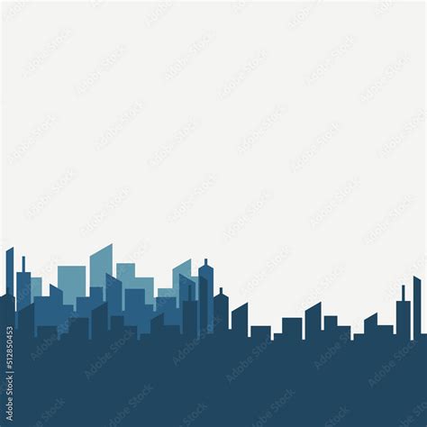 Silhouette skyline illustration Free Vector Stock Illustration | Adobe ...