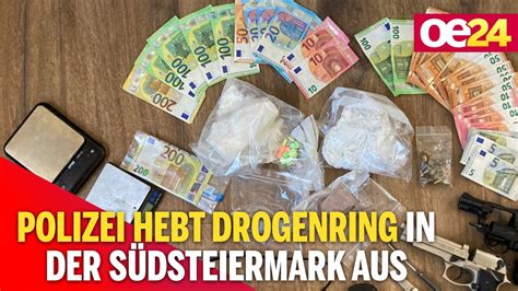 Drogenring in der Südsteiermark ausgehoben YouTube