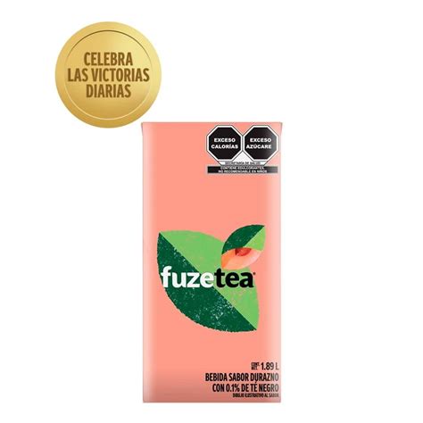 T Negro Fuze Tea Sabor Durazno L Walmart