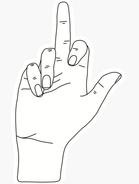 Best Middle Finger Drawing Ideas