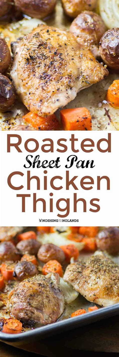 Roasted Sheet Pan Chicken Thighs Nwtn