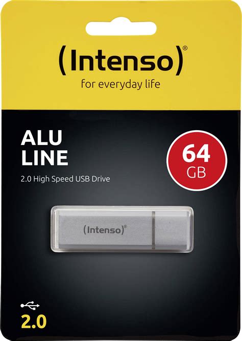 Intenso Alu Line Chiavetta Usb Gb Argento Usb Conrad It