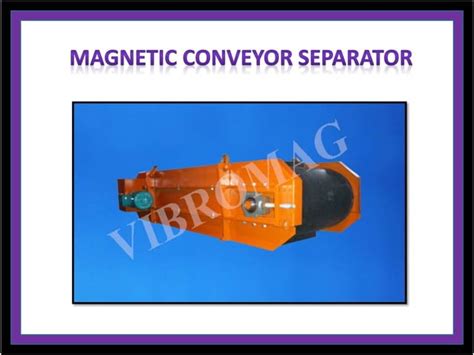 Magnetic Conveyor Roller Separator Conveyor Belt Magnetic Separator