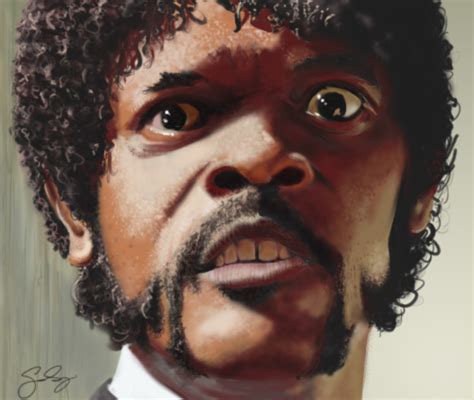 Samuel Jackson 'Pulp Fiction' by JonathanGragg on DeviantArt