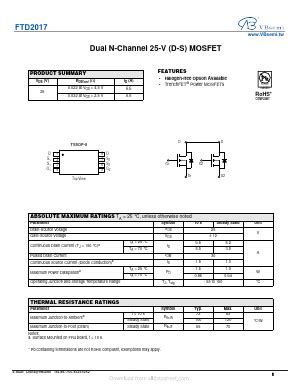 Ftd Datasheet Pdf Vbsemi Electronics Co Ltd