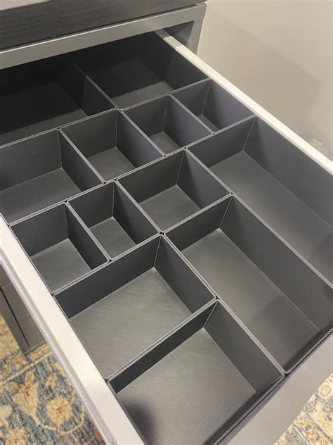 Ikea Alex Drawer Unit Custom Organizer Inserts Etsy