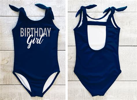 Birthday Girl Swimsuit Birthday Girl Swimwear Etsy