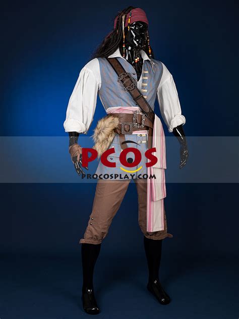 Ready To Ship Pirates Of The Caribbean Captain Jack Sparrow Cosplay