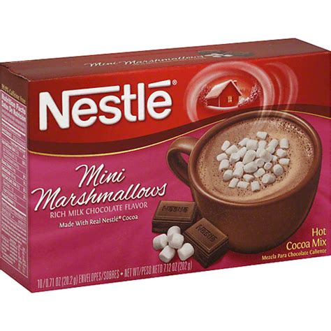 Nestle Mini Marshmallows Chocolate Flavored Hot Cocoa Mix Ct Hot Cocoa Superlo Foods